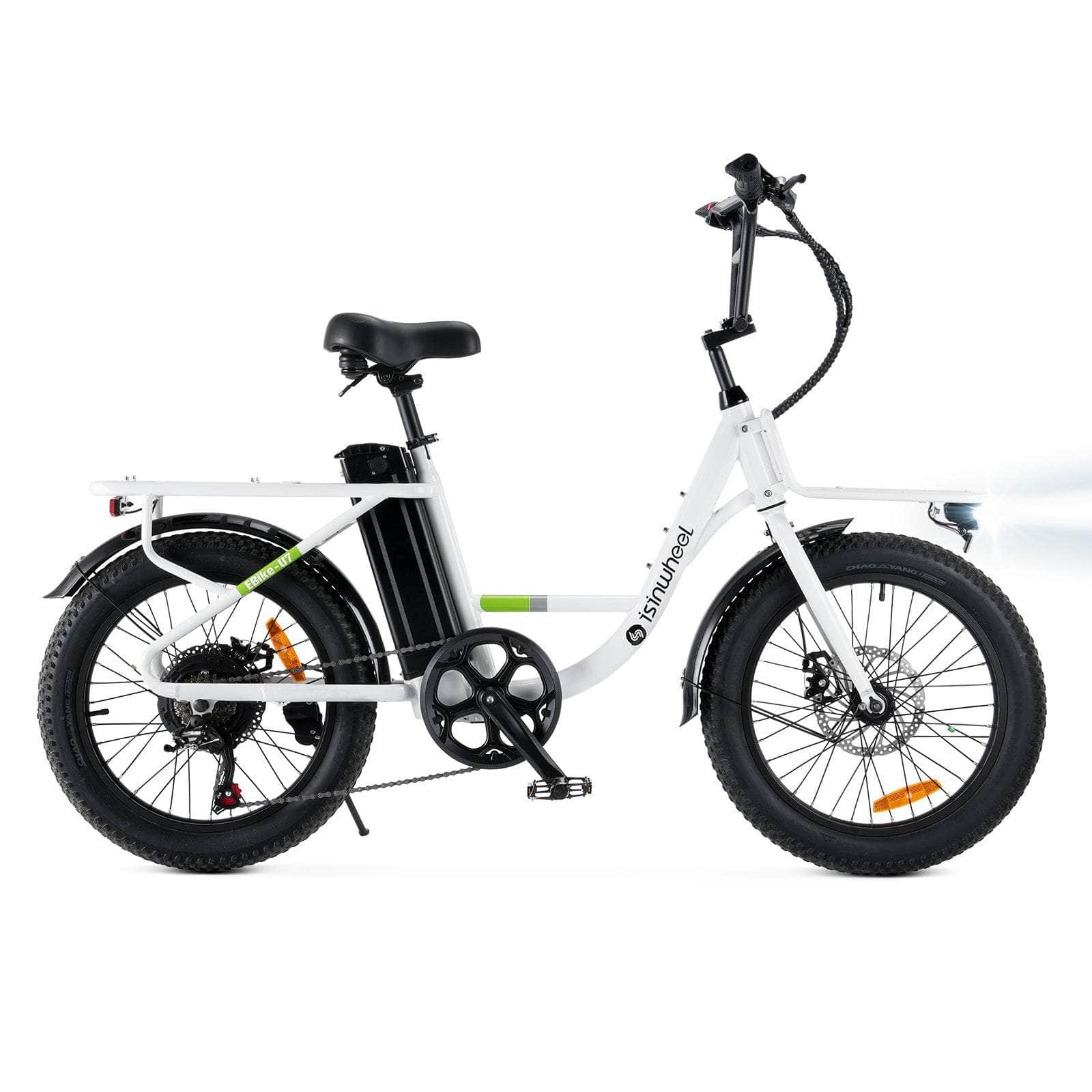 isinwheel U7 500W Electric Cargo Bike - 48V 10.4Ah Battery 7 Speed - 100% Financing Available!