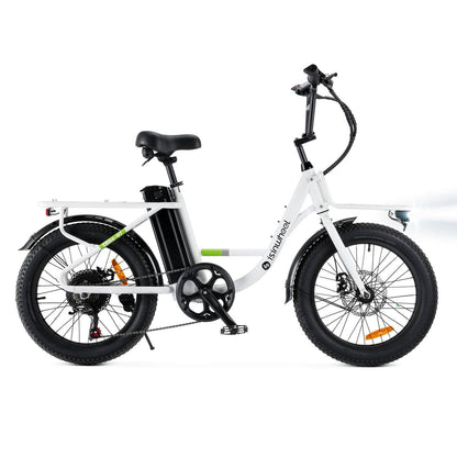 isinwheel U7 500W Electric Cargo Bike - 48V 10.4Ah Battery 7 Speed - 100% Financing Available!