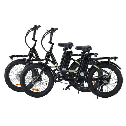 isinwheel U7 500W Electric Cargo Bike - 48V 10.4Ah Battery 7 Speed - 100% Financing Available!