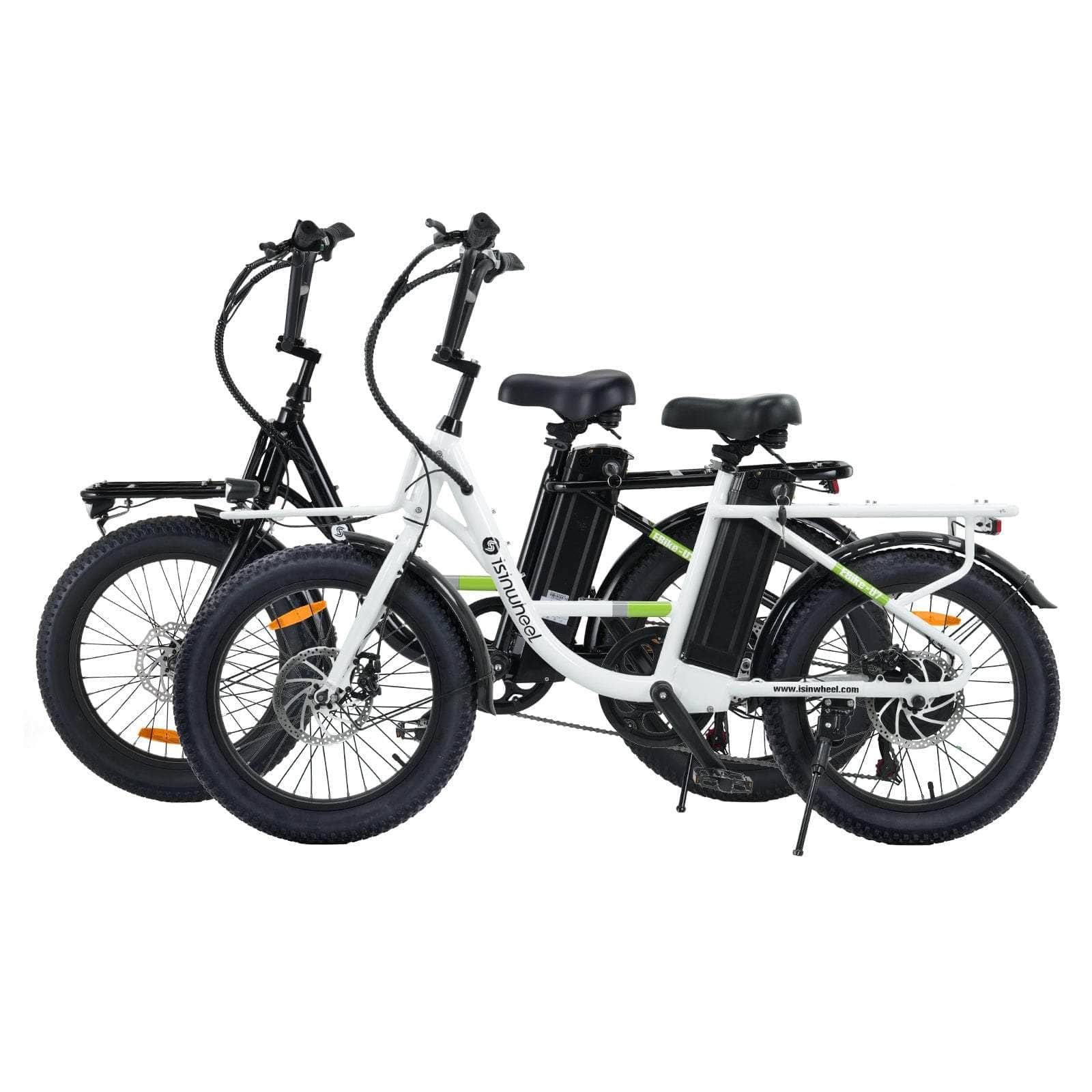 isinwheel U7 500W Electric Cargo Bike - 48V 10.4Ah Battery 7 Speed - 100% Financing Available!
