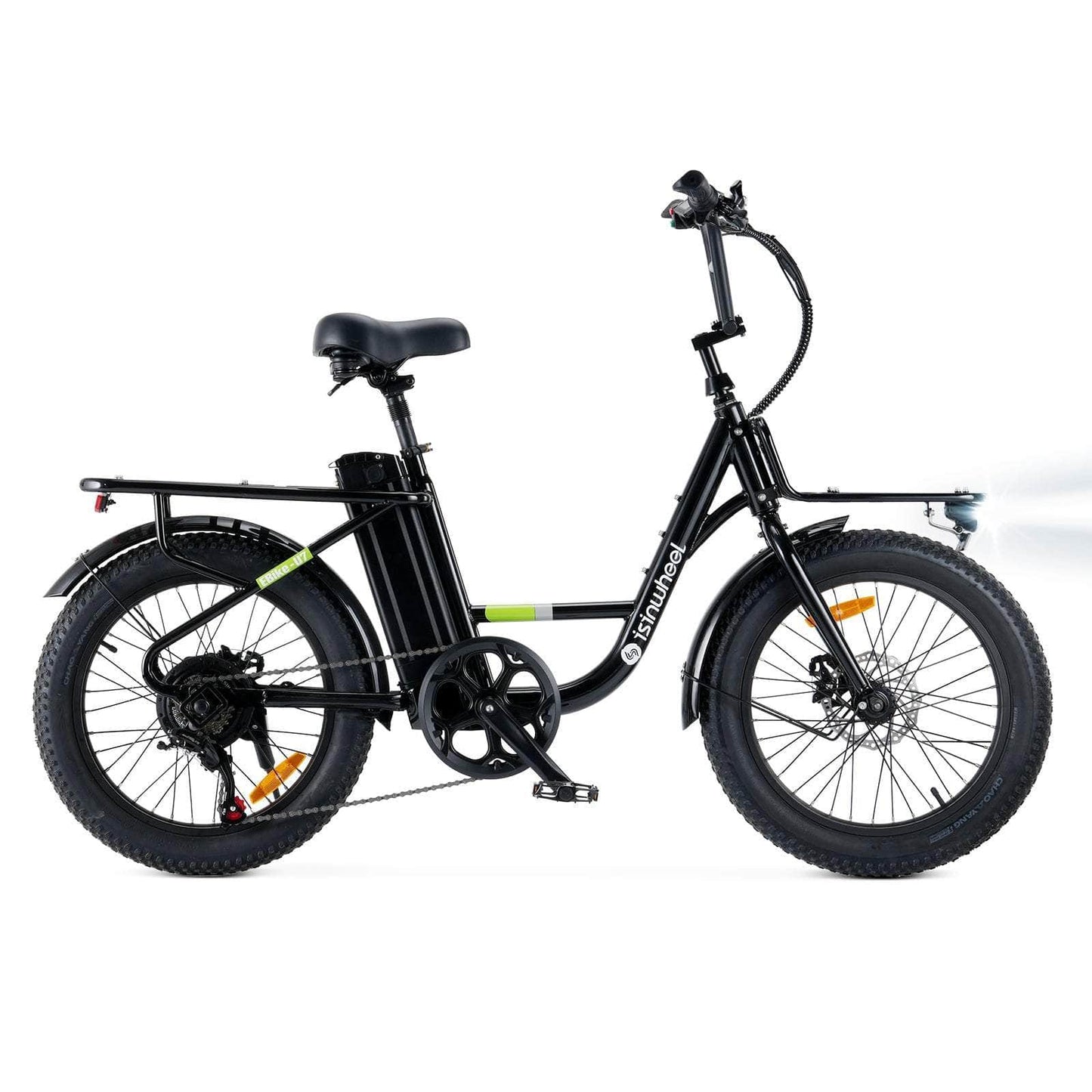 isinwheel U7 500W Electric Cargo Bike - 48V 10.4Ah Battery 7 Speed - 100% Financing Available!