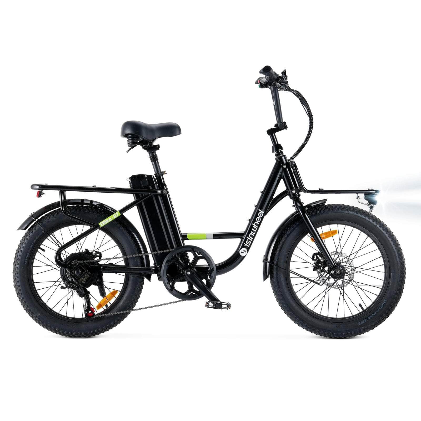 isinwheel U7 500W Electric Cargo Bike - 48V 10.4Ah Battery 7 Speed - 100% Financing Available!