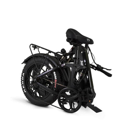 Jupiter Defiant ST Black Fat Tire Folding Electric Bike 750W, 48V, 13.2Ah, hydraulic brakes, full suspension, max speed 28mph - Financing Available