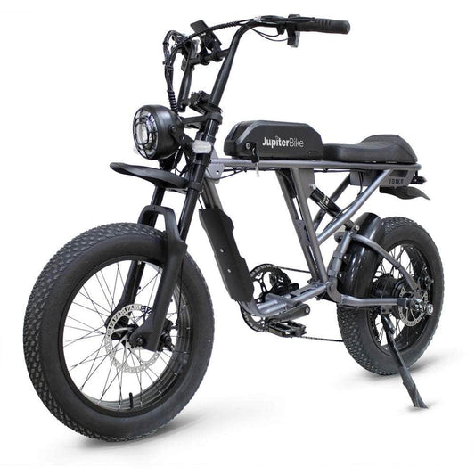 JupiterBike Rogue Cafe Racer Fat Tire All-Terrain Electric Bike 13.2Ah Samsung Lithium Ion, 750W (1130 watt peak) hub motor - 100% Financing Available!
