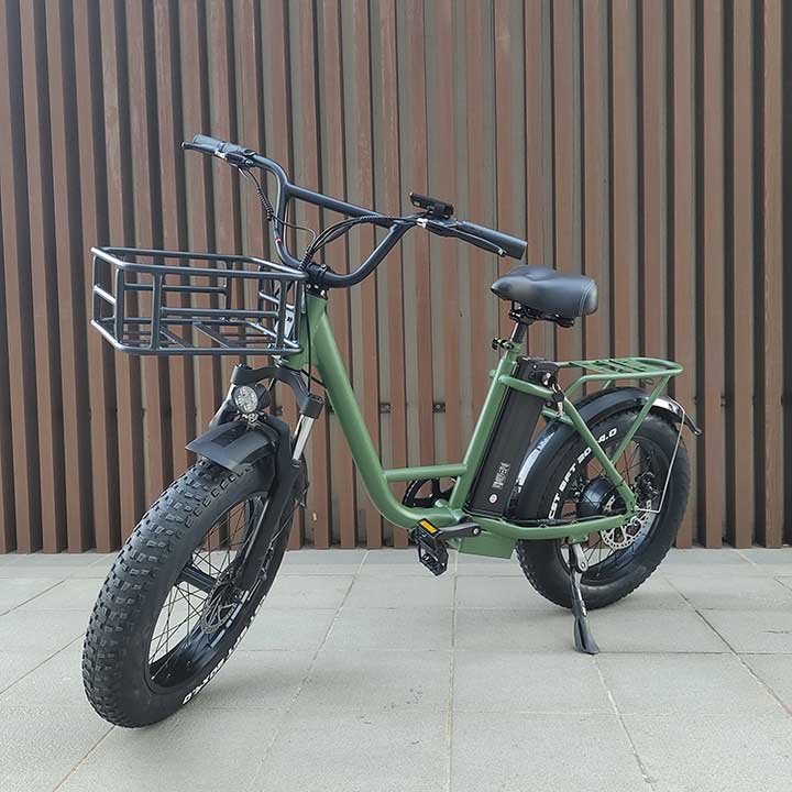 Freego | FB-20X Cargo E-Bike | 750W, 20x4 Fat Tire - 25Ah Battery With Front Cargo Rack