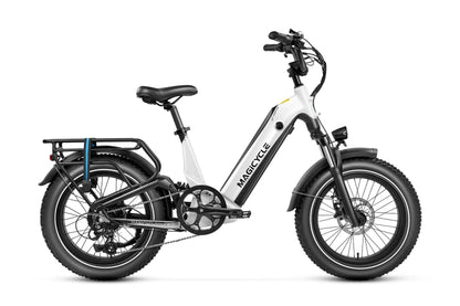 Magicycle Deer 2.0 Step-Thru Full Suspension Torque Sensor Fat Tire Electric Bike - 52V, 20Ah, 1000W/1800W peak hub motor, hydraulic brakes, Shimano 8-speed - 100% Financing Available!