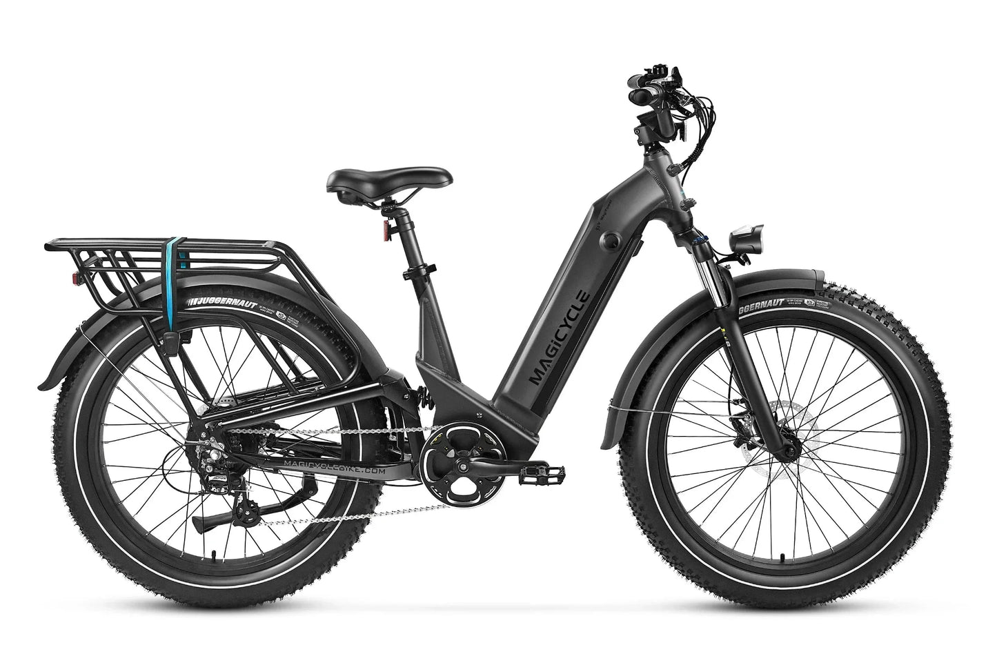 Magicycle Deer 2.0 Step-Thru Full Suspension Torque Sensor Fat Tire Electric Bike - 52V, 20Ah, 1000W/1800W peak hub motor, hydraulic brakes, Shimano 8-speed - 100% Financing Available!