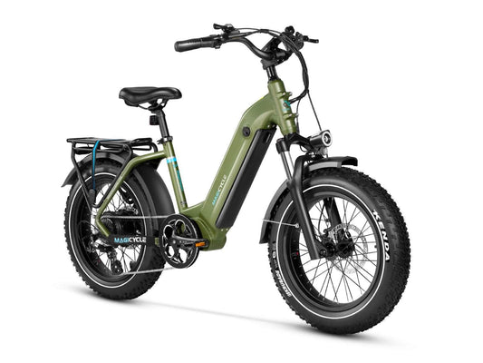Magicycle Ocelot Pro Long Range Step-Thru Fat Tire Electric Bike - 52V, 20Ah, 750W/1500W peak, Hydraulic Disc Brakes,  120 mile range - 100% Financing Available!