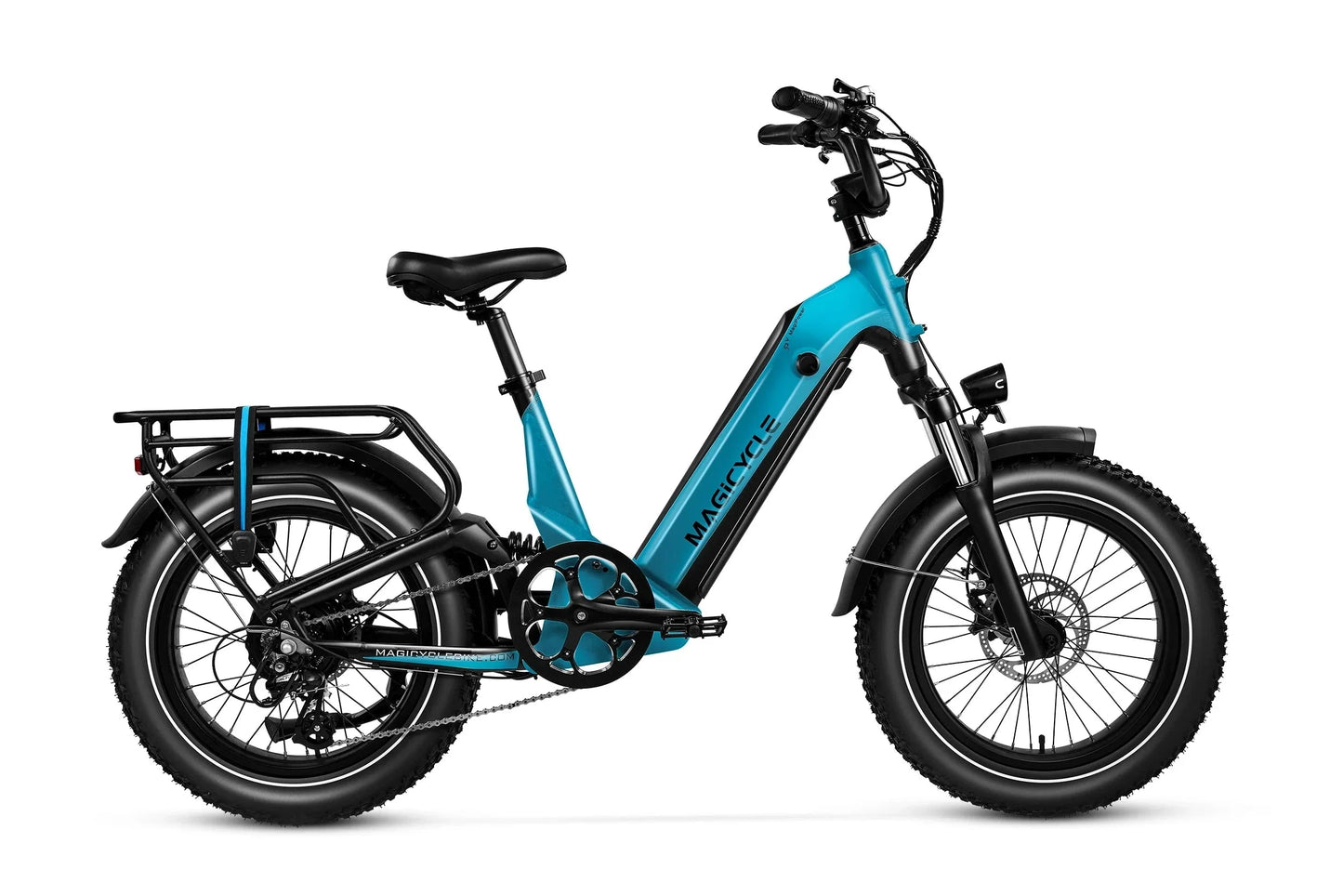 Magicycle Deer Step-Thru Full Suspension Ebike SUV - 750W/1500W peak - 52V 20AH- 100 mile range - 20" or 26" tires - 100%  Financing Available