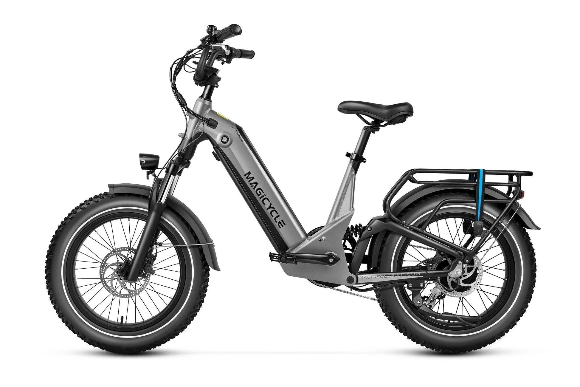 Magicycle Deer Step-Thru Full Suspension Ebike SUV - 750W/1500W peak - 52V 20AH- 100 mile range - 20" or 26" tires - 100%  Financing Available