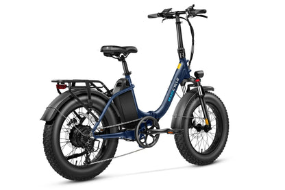 Jaguarundi 2.0 Torque Sensor Folding Fat Tire Electric Bike - 48V, 15Ah, 750W/1100W peak, Shimano 7 gear, Hydraulic brakes - 100% Financing Available!