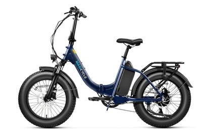 Jaguarundi 2.0 Torque Sensor Folding Fat Tire Electric Bike - 48V, 15Ah, 750W/1100W peak, Shimano 7 gear, Hydraulic brakes - 100% Financing Available!
