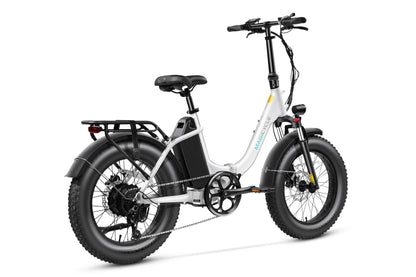 Jaguarundi 2.0 Torque Sensor Folding Fat Tire Electric Bike - 48V, 15Ah, 750W/1100W peak, Shimano 7 gear, Hydraulic brakes - 100% Financing Available!