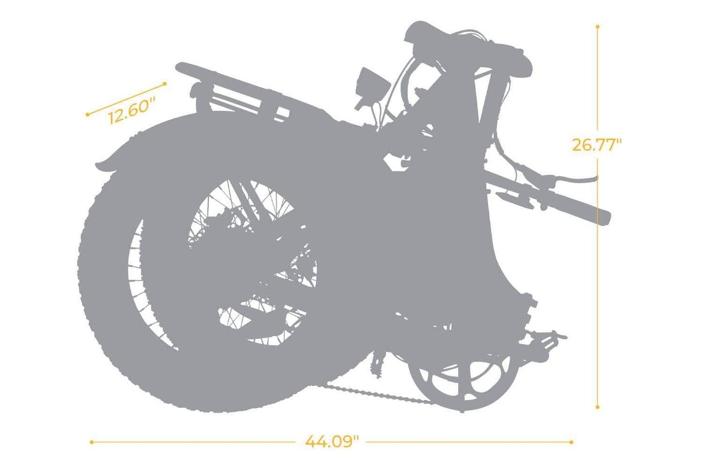 Jaguarundi 2.0 Torque Sensor Folding Fat Tire Electric Bike - 48V, 15Ah, 750W/1100W peak, Shimano 7 gear, Hydraulic brakes - 100% Financing Available!