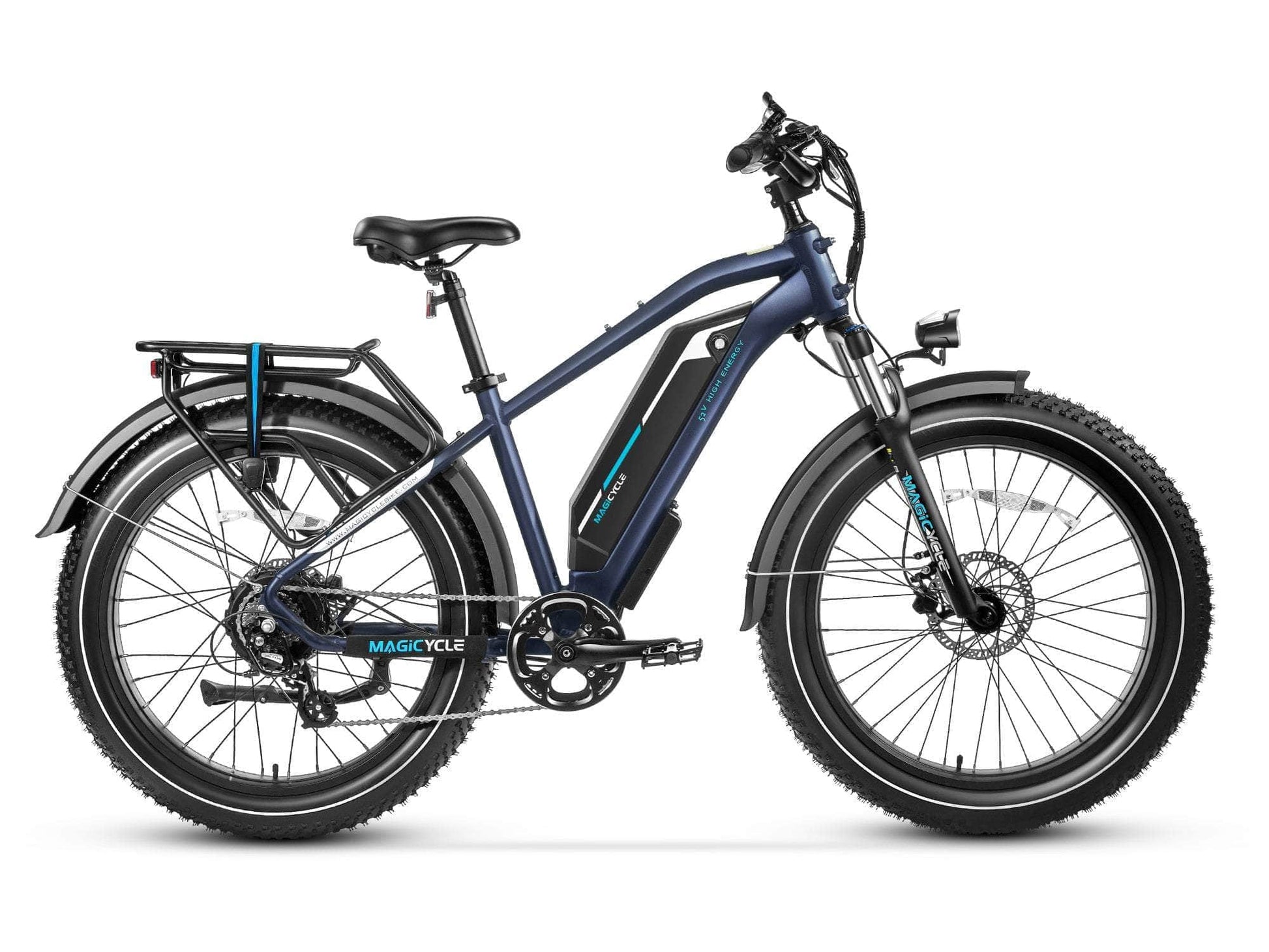 Magicycle 52V 20Ah Cruiser Pro Step-Over or Step-Thru Electric Mountain Fat Tire Bike - 100% Financing Available!