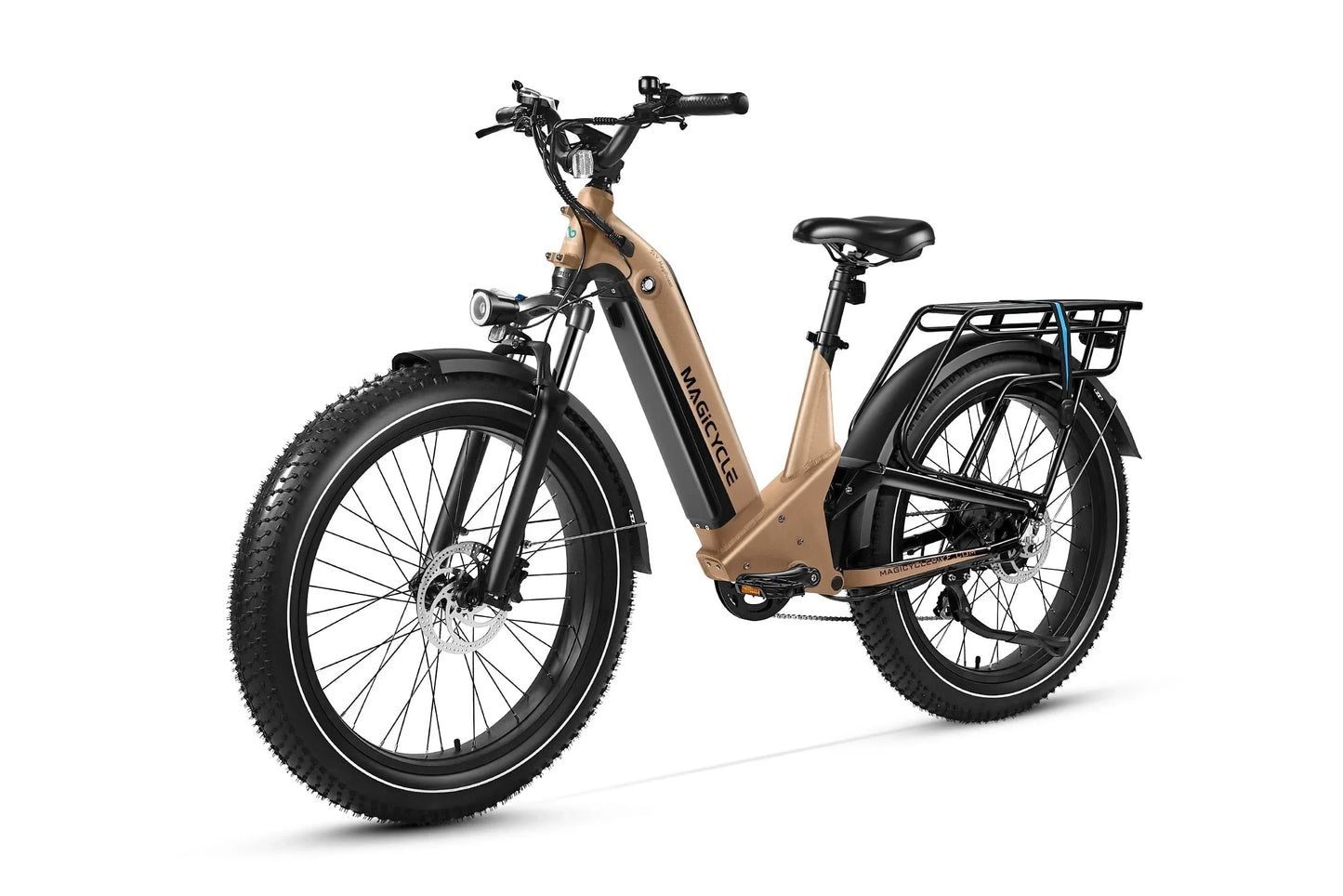 Magicycle Deer 2.0 Step-Thru Full Suspension Torque Sensor Fat Tire Electric Bike - 52V, 20Ah, 1000W/1800W peak hub motor, hydraulic brakes, Shimano 8-speed - 100% Financing Available!