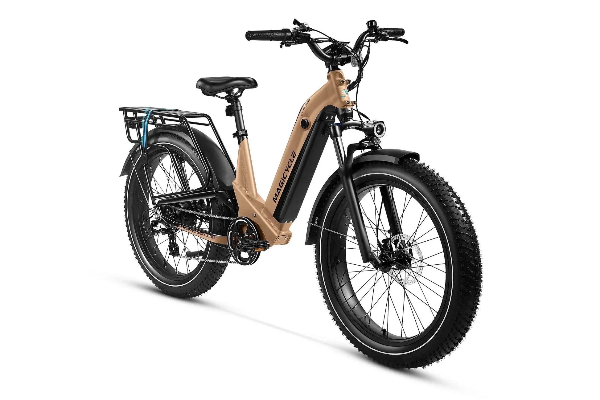 Magicycle Deer 2.0 Step-Thru Full Suspension Torque Sensor Fat Tire Electric Bike - 52V, 20Ah, 1000W/1800W peak hub motor, hydraulic brakes, Shimano 8-speed - 100% Financing Available!