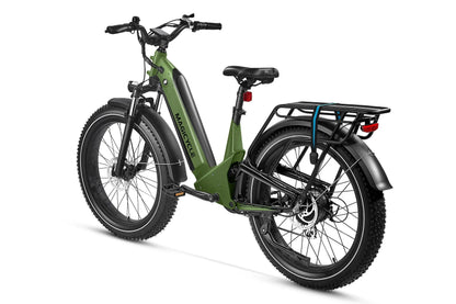 Magicycle Deer 2.0 Step-Thru Full Suspension Torque Sensor Fat Tire Electric Bike - 52V, 20Ah, 1000W/1800W peak hub motor, hydraulic brakes, Shimano 8-speed - 100% Financing Available!