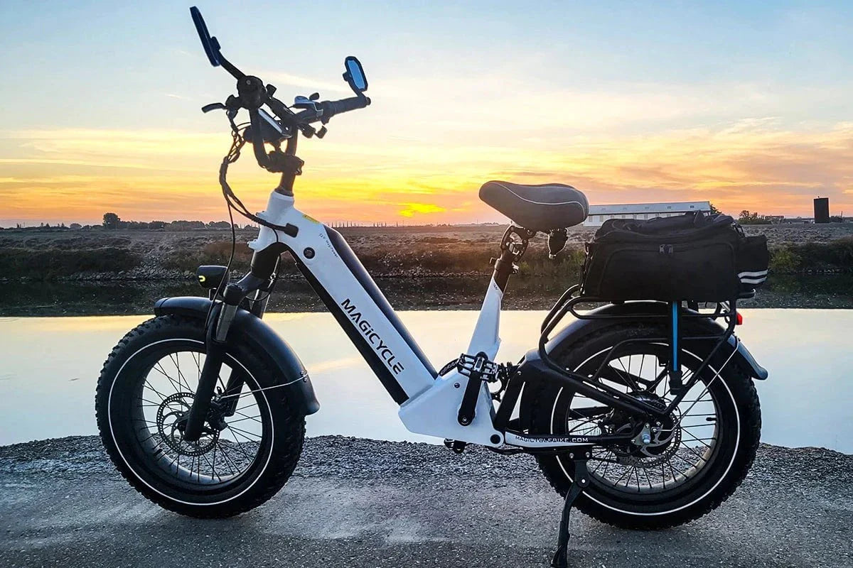Magicycle Deer 2.0 Step-Thru Full Suspension Torque Sensor Fat Tire Electric Bike - 52V, 20Ah, 1000W/1800W peak hub motor, hydraulic brakes, Shimano 8-speed - 100% Financing Available!