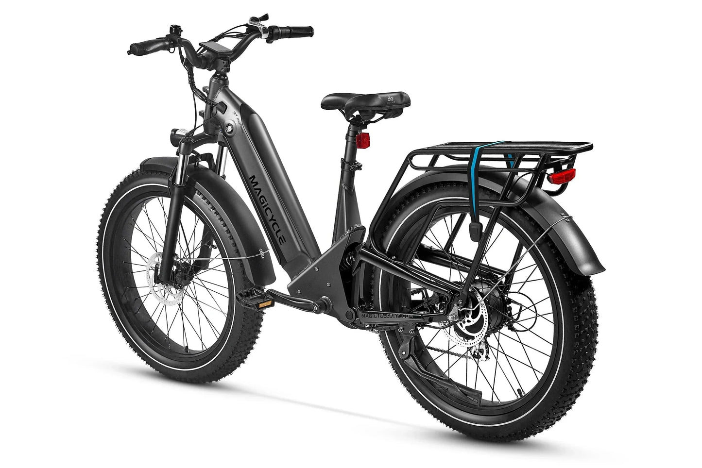 Magicycle Deer 2.0 Step-Thru Full Suspension Torque Sensor Fat Tire Electric Bike - 52V, 20Ah, 1000W/1800W peak hub motor, hydraulic brakes, Shimano 8-speed - 100% Financing Available!