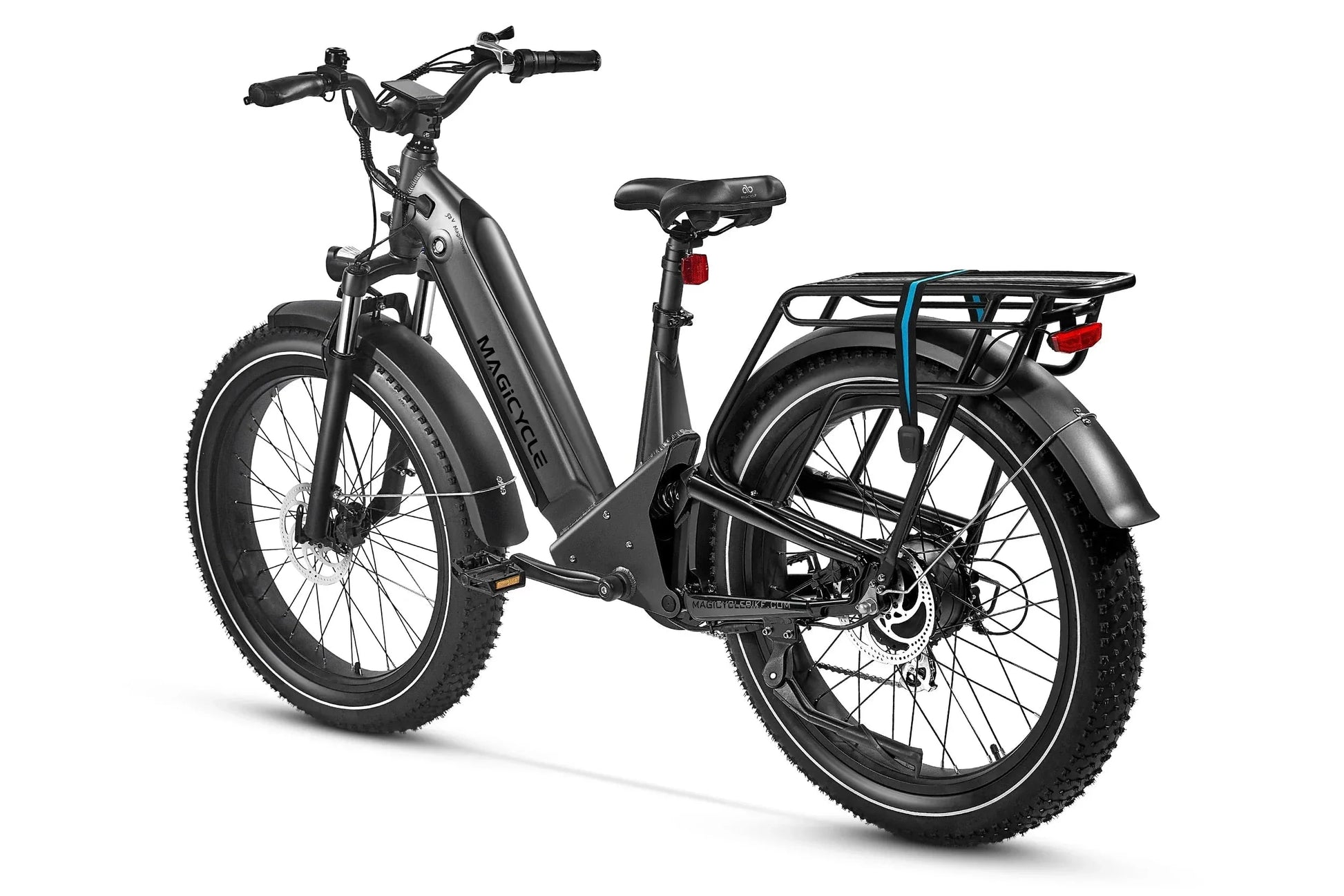Magicycle Deer 2.0 Step-Thru Full Suspension Torque Sensor Fat Tire Electric Bike - 52V, 20Ah, 1000W/1800W peak hub motor, hydraulic brakes, Shimano 8-speed - 100% Financing Available!