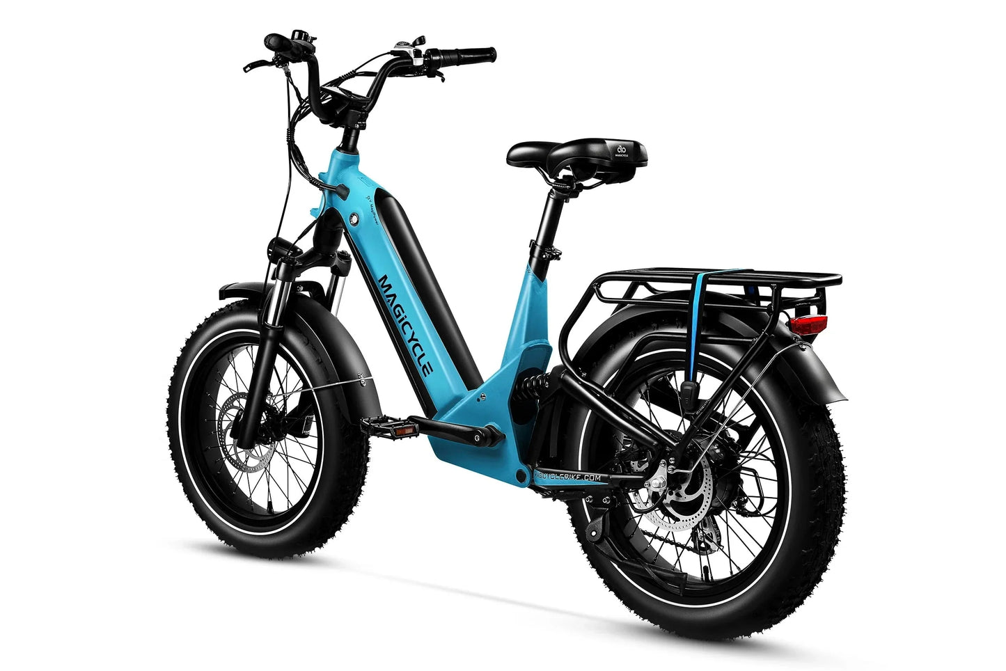 Magicycle Deer 2.0 Step-Thru Full Suspension Torque Sensor Fat Tire Electric Bike - 52V, 20Ah, 1000W/1800W peak hub motor, hydraulic brakes, Shimano 8-speed - 100% Financing Available!