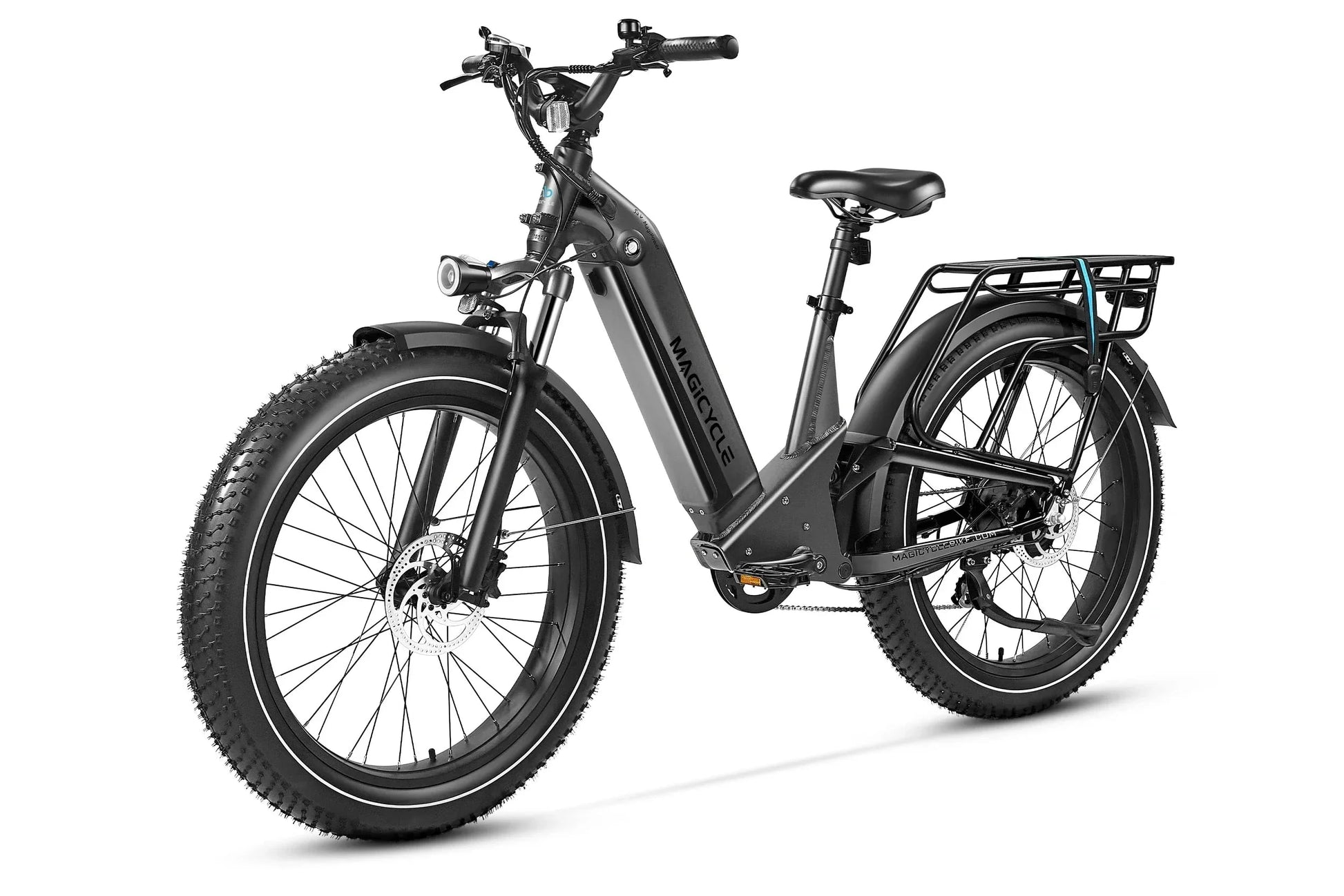 Magicycle Deer 2.0 Step-Thru Full Suspension Torque Sensor Fat Tire Electric Bike - 52V, 20Ah, 1000W/1800W peak hub motor, hydraulic brakes, Shimano 8-speed - 100% Financing Available!