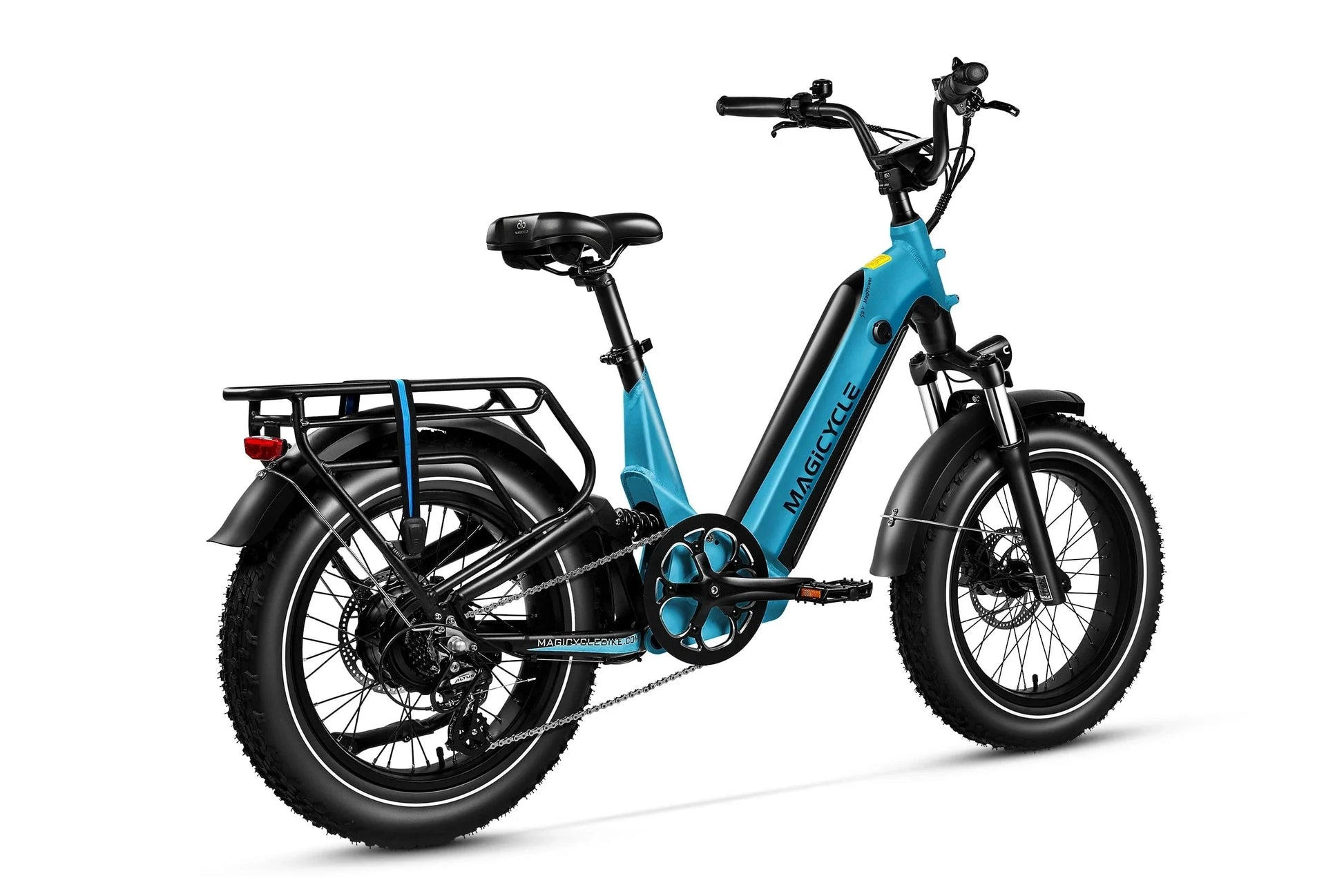 Magicycle Deer 2.0 Step-Thru Full Suspension Torque Sensor Fat Tire Electric Bike - 52V, 20Ah, 1000W/1800W peak hub motor, hydraulic brakes, Shimano 8-speed - 100% Financing Available!