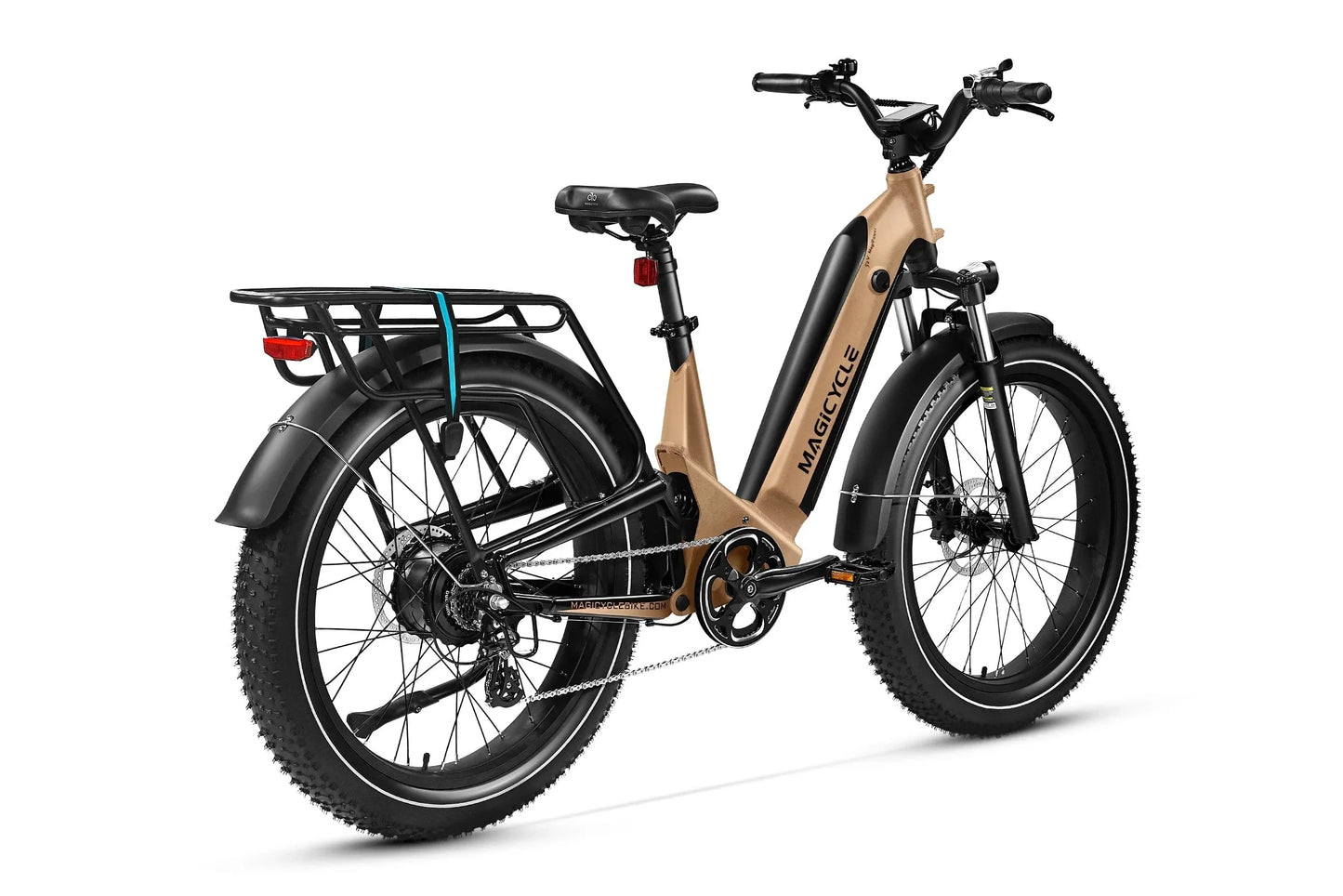 Magicycle Deer 2.0 Step-Thru Full Suspension Torque Sensor Fat Tire Electric Bike - 52V, 20Ah, 1000W/1800W peak hub motor, hydraulic brakes, Shimano 8-speed - 100% Financing Available!