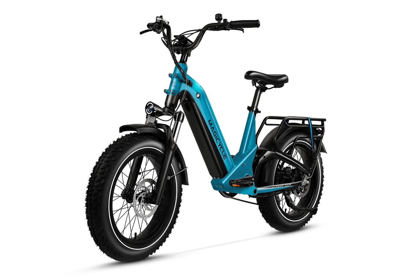 Magicycle Deer 2.0 Step-Thru Full Suspension Torque Sensor Fat Tire Electric Bike - 52V, 20Ah, 1000W/1800W peak hub motor, hydraulic brakes, Shimano 8-speed - 100% Financing Available!