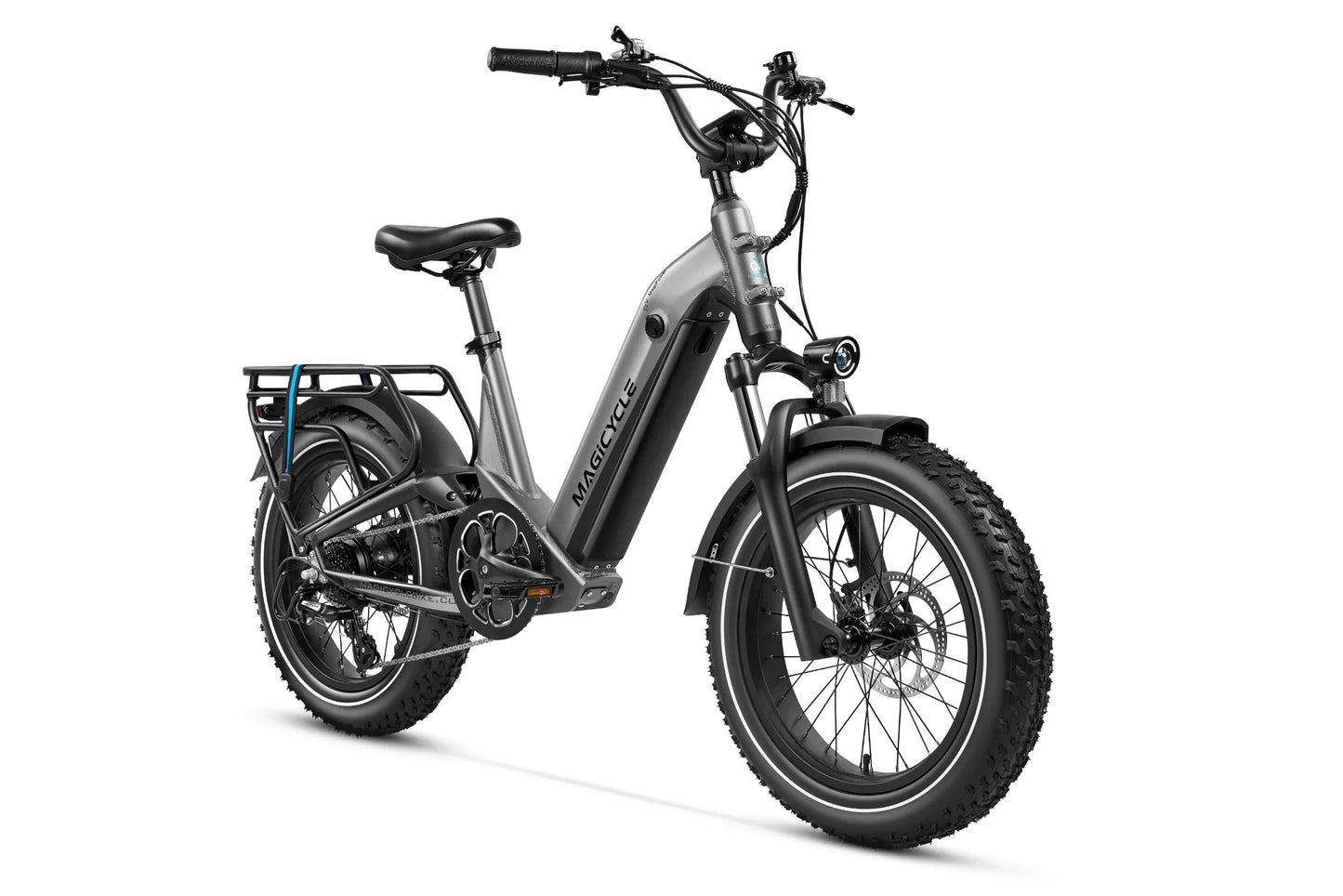 Magicycle Deer 2.0 Step-Thru Full Suspension Torque Sensor Fat Tire Electric Bike - 52V, 20Ah, 1000W/1800W peak hub motor, hydraulic brakes, Shimano 8-speed - 100% Financing Available!