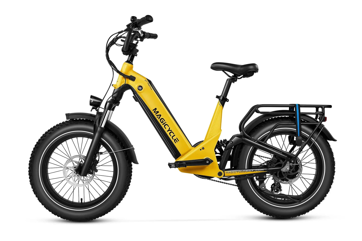 Magicycle Deer 2.0 Step-Thru Full Suspension Torque Sensor Fat Tire Electric Bike - 52V, 20Ah, 1000W/1800W peak hub motor, hydraulic brakes, Shimano 8-speed - 100% Financing Available!