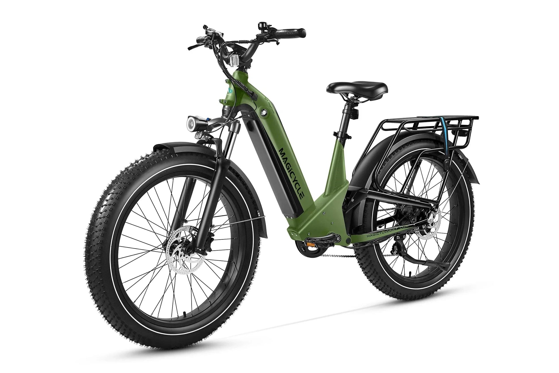 Magicycle Deer 2.0 Step-Thru Full Suspension Torque Sensor Fat Tire Electric Bike - 52V, 20Ah, 1000W/1800W peak hub motor, hydraulic brakes, Shimano 8-speed - 100% Financing Available!