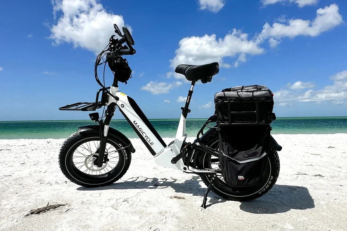 Magicycle Deer Step-Thru Full Suspension Ebike SUV - 750W/1500W peak - 52V 20AH- 100 mile range - 20" or 26" tires - 100%  Financing Available