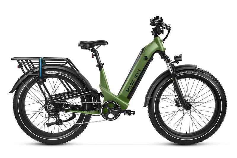 Magicycle Deer Step-Thru Full Suspension Ebike SUV - 750W/1500W peak - 52V 20AH- 100 mile range - 20" or 26" tires - 100%  Financing Available