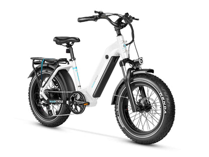 Magicycle Ocelot Pro Long Range Step-Thru Fat Tire Electric Bike - 52V, 20Ah, 750W/1500W peak, Hydraulic Disc Brakes,  120 mile range - 100% Financing Available!