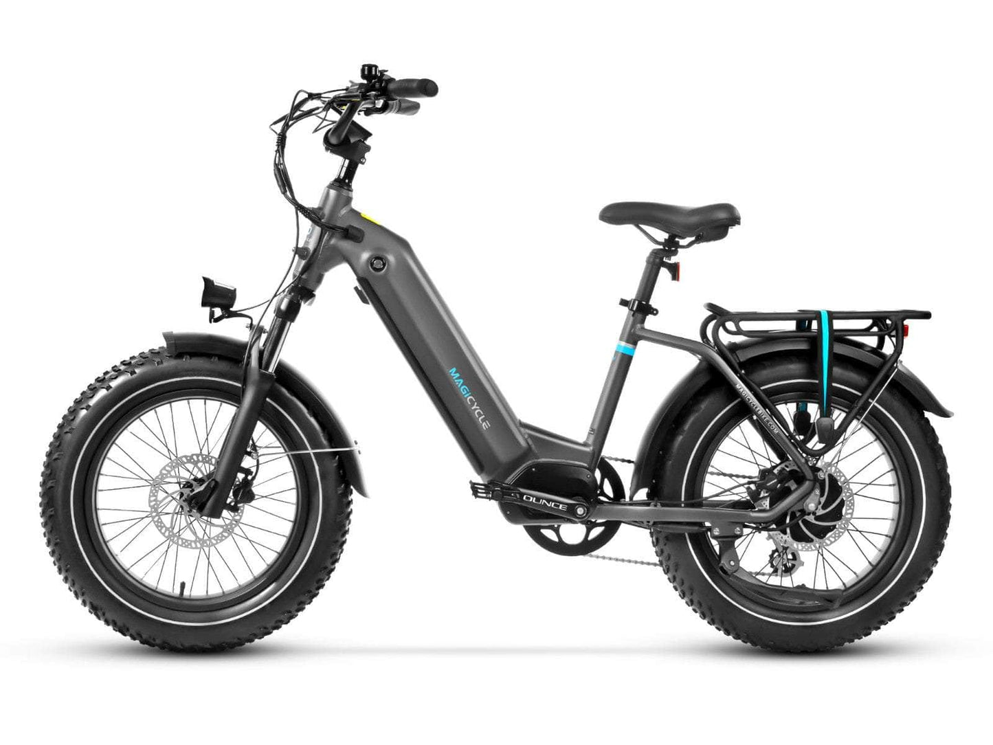 Magicycle Ocelot Pro Long Range Step-Thru Fat Tire Electric Bike - 52V, 20Ah, 750W/1500W peak, Hydraulic Disc Brakes,  120 mile range - 100% Financing Available!