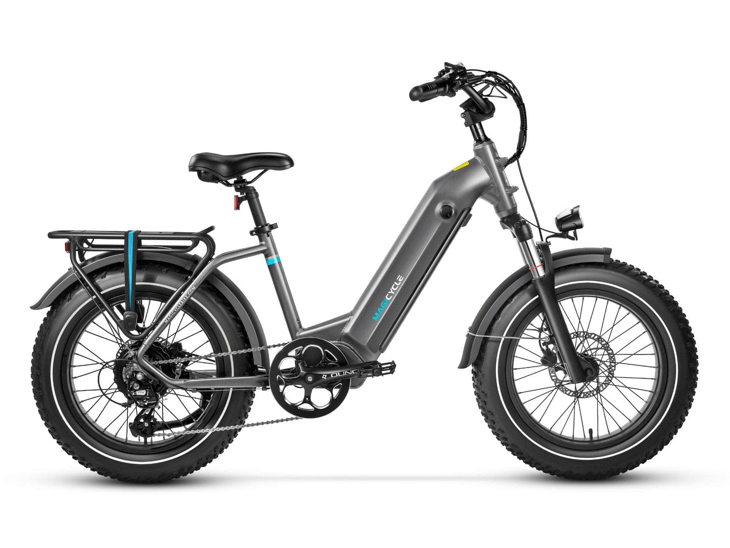 Magicycle Ocelot Pro Long Range Step-Thru Fat Tire Electric Bike - 52V, 20Ah, 750W/1500W peak, Hydraulic Disc Brakes,  120 mile range - 100% Financing Available!