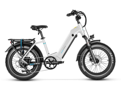 Magicycle Ocelot Pro Long Range Step-Thru Fat Tire Electric Bike - 52V, 20Ah, 750W/1500W peak, Hydraulic Disc Brakes,  120 mile range - 100% Financing Available!