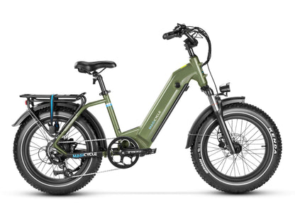 Magicycle Ocelot Pro Long Range Step-Thru Fat Tire Electric Bike - 52V, 20Ah, 750W/1500W peak, Hydraulic Disc Brakes,  120 mile range - 100% Financing Available!