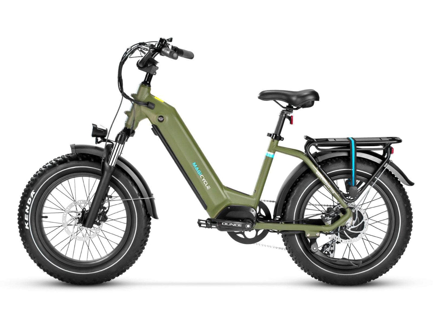 Magicycle Ocelot Pro Long Range Step-Thru Fat Tire Electric Bike - 52V, 20Ah, 750W/1500W peak, Hydraulic Disc Brakes,  120 mile range - 100% Financing Available!