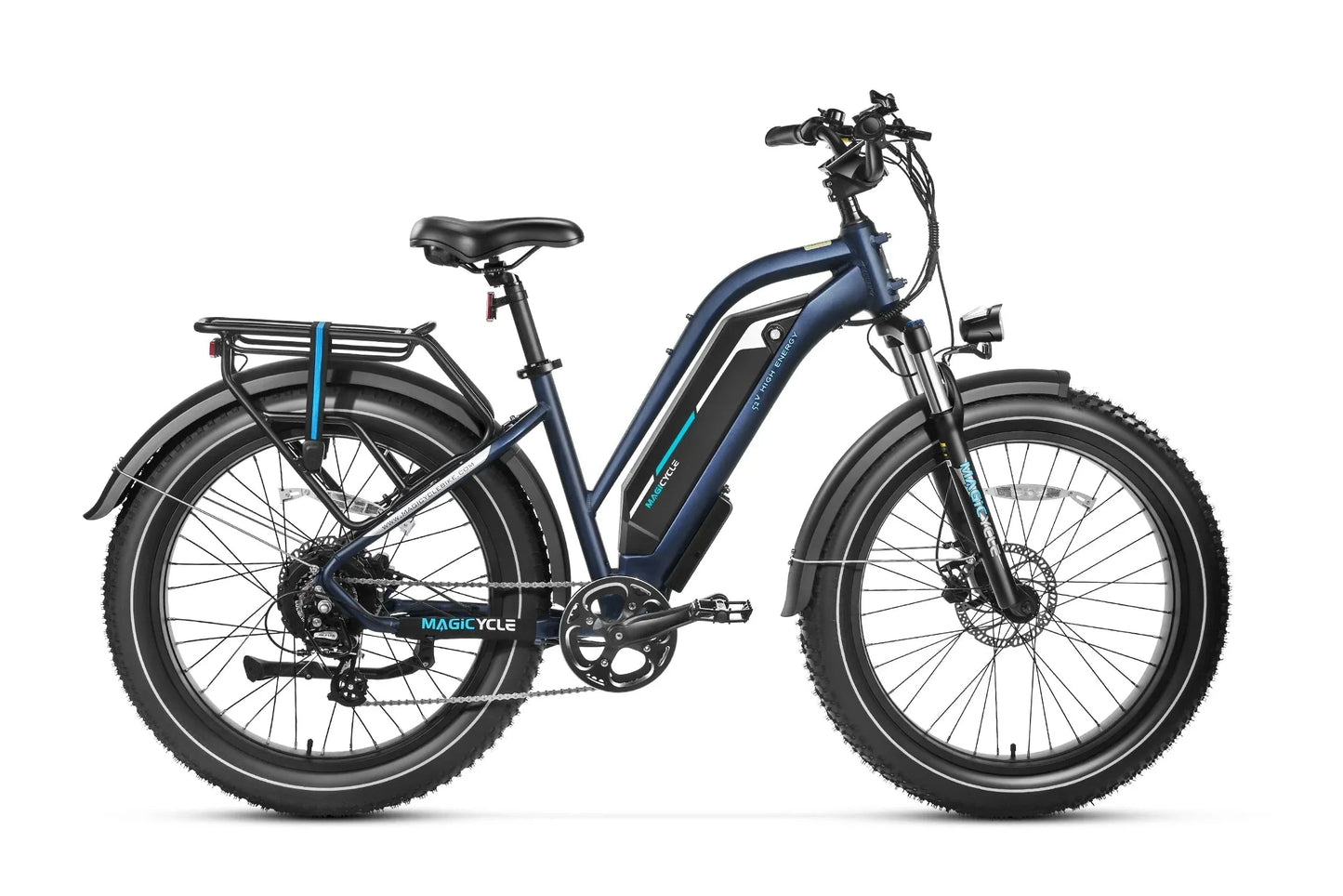 Magicycle 52V 20Ah Cruiser Pro Step-Over or Step-Thru Electric Mountain Fat Tire Bike - 100% Financing Available!