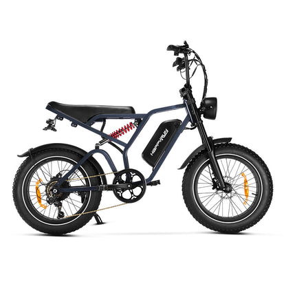 HappyRun | G60 Pro Moped-Style Electric Bike 1000W Fat Tire Off-Road