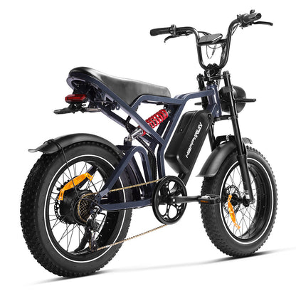 HappyRun | G60 Pro Moped-Style Electric Bike 1000W Fat Tire Off-Road