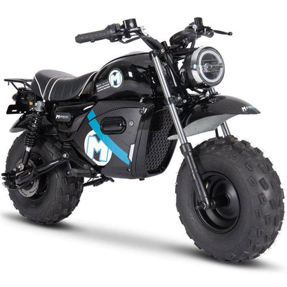 MotoTec 60V 1500W Electric Powered Mini Bike Lithium - brushless hub motor, twist throttle, all-terrain, hydraulic brakes, full suspension, max load 220 lbs - 100% Financing Available!