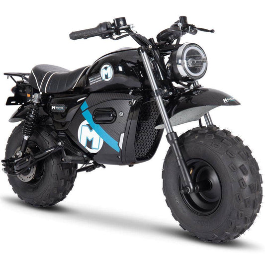 MotoTec 60V 1500W Electric Powered Mini Bike Lithium - brushless hub motor, twist throttle, all-terrain, hydraulic brakes, full suspension, max load 220 lbs - 100% Financing Available!