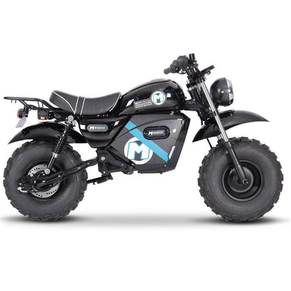MotoTec 60V 1500W Electric Powered Mini Bike Lithium - brushless hub motor, twist throttle, all-terrain, hydraulic brakes, full suspension, max load 220 lbs - 100% Financing Available!