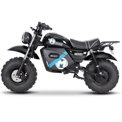 MotoTec 60V 1500W Electric Powered Mini Bike Lithium - brushless hub motor, twist throttle, all-terrain, hydraulic brakes, full suspension, max load 220 lbs - 100% Financing Available!
