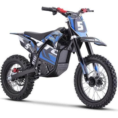 MotoTec 60V Pro Electric Dirt Bike 2000w Lithium, 15.6Ah, brushless, front and rear suspension and hydraulic brakes - 100 % Financing Available!