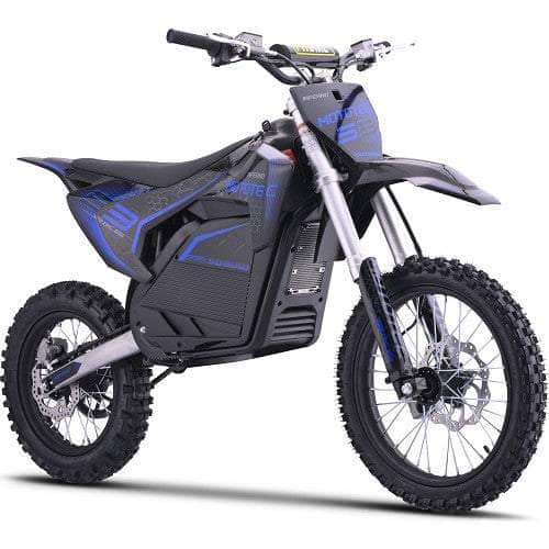 MotoTec 72V Pro Electric Dirt Bike 5000w Lithium, 30Ah, brushless, front and rear suspension and hydraulic brakes, bluetooth - 100% Financing Available!